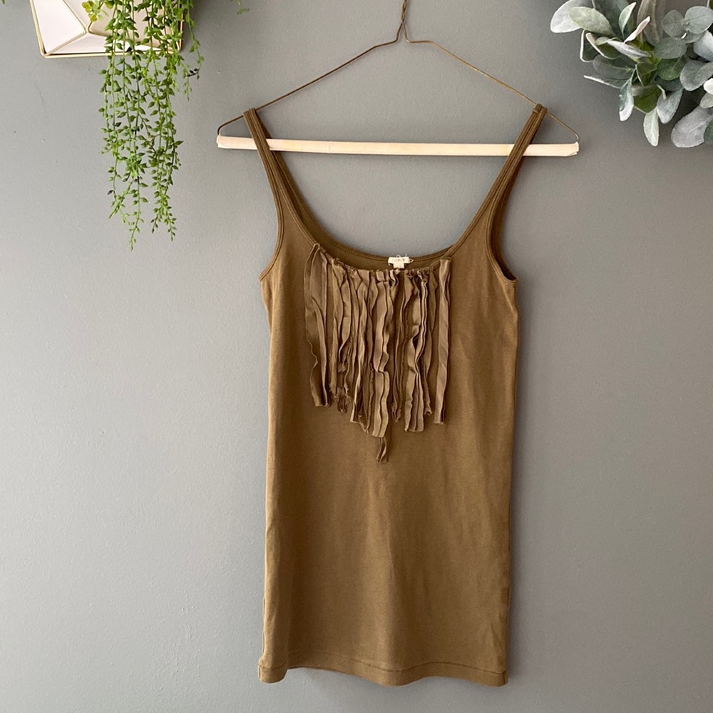 JCREW green tank